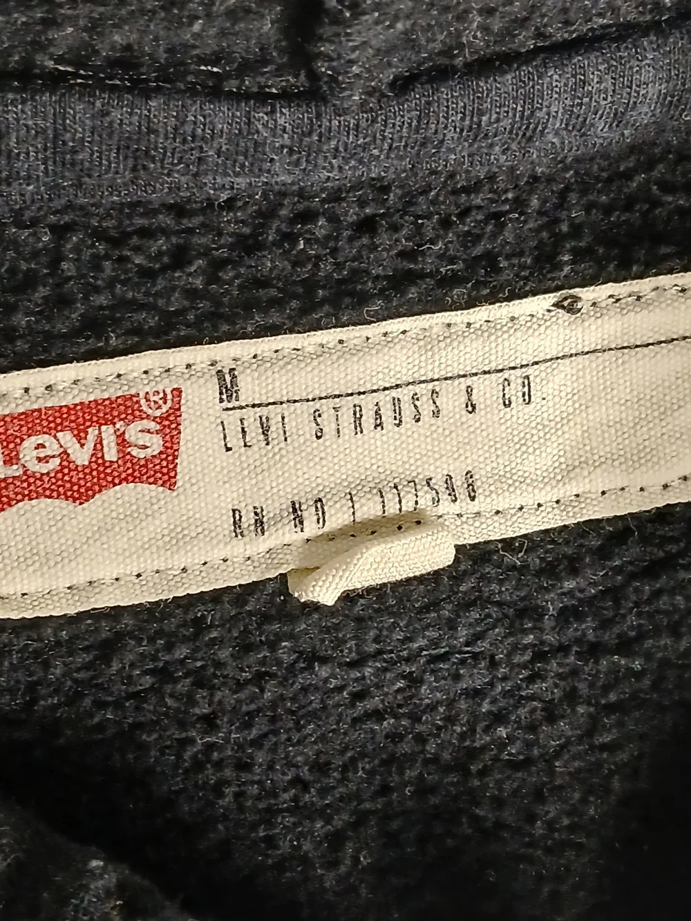 Levi's Hoodie Men's M Eagle Graphic Pullover Black